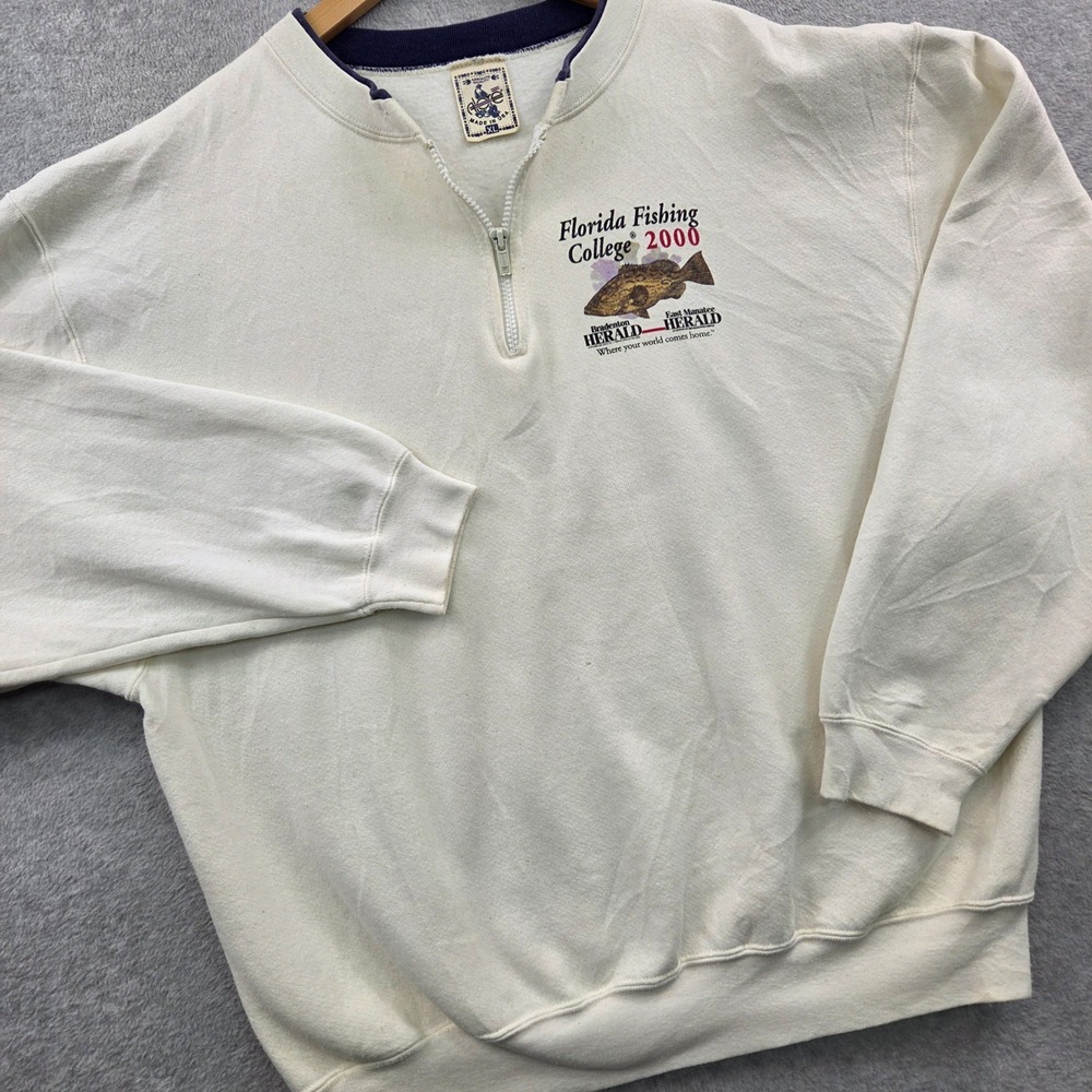 2000 VTG ALORE Florida Fishing College Naturecore Sweatshirt XL Made in USA